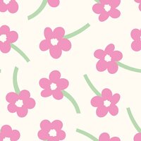 bloemen op steel katoen Jursie van KicKenStoffen 23730