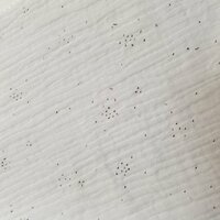 wit zilveren studs hydrofiel