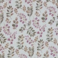 wit (off white) roze mauve groen blaadjes digitaal hydrofiel