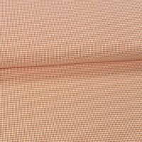oranje 2mm boerenbont ruitje - katoen KicKenStoffen 