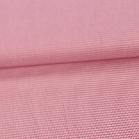 fuchsia roze 2mm boerenbont ruitje - katoen KicKen Stoffen