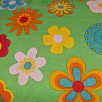 BEEBS Grote bloemen udi katoen - kickenstoffen