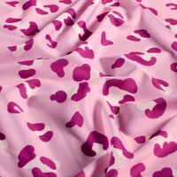 panterstof fuchsia - lycra swimwear KicKenStoffen