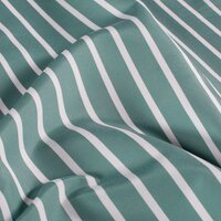 zeegroen wit Streep Strepen Zwemshortstof - recycled