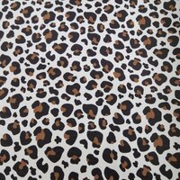 Qjutie panter  bij neon bloemen en harten frenchterrry - KicKenStoffen