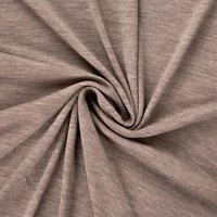 merino wol tricot beige melange - KicKenStoffen