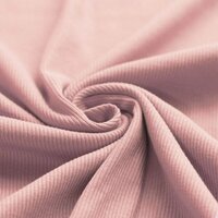 Fijne baby rib - SOFT - nude roze - kickenstoffen
