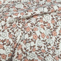 biologische ribtricot klimopbloemen Poppy - kickenstoffen