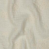 natural bloemen en takjes hydrofiel broderie 04325.002 - poppy - kickenstoffen