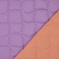 gewatteerde jassenstof lila zalm dubbelzijdig 03672.004 poppy fabrics - kickenstoffen