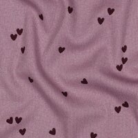 ribtricot babyrib met hartjes 06285. poppy kickenstoffen
