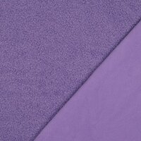 teddyfleece lila - dubbelzijdig - poppyfabrics bij KicKenStoffen