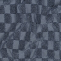 badstof tricot blokjes ruitjes poppy blauw - kickenstoffen