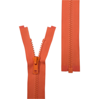 oranje Deelbare Bloktand Vislon Rits YKK