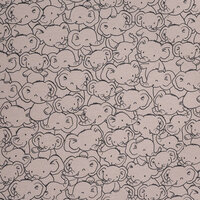 beige olifantjes tricot