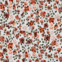biologische katoenen tricot bloemen en takjes  van Poppy - KicKenStoffen