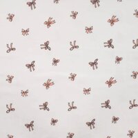 ballet schoenen en strikken flanel stof qjutie - kickenstoffen