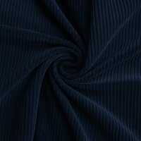 donker blauw katoenen stretch Corduroy rib van KicKenStoffen