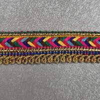 galonband goud kleuren vlecht - KickenStoffen