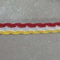 oeteldonk snake band wit rood geel KicKenStoffen