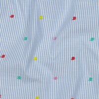 cotton stripes dobby 03854.001 patroon trousers alina en top lune uit Poppy 26 - kickenstoffen