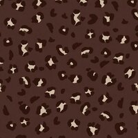 corduroy w21 bruin creme zwart panterprint - Jursie - KicKenStoffen - close up