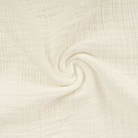 hydrofiel extra dik - 6laags - Beebsstofjes - KickenStoffen - off white