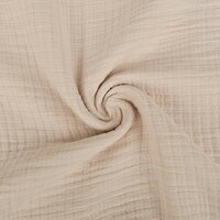 hydrofiel extra dik - 6laags - Beebsstofjes - KickenStoffen - beige natural