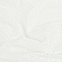 broderie bloem met schulprand gewoon wit 5998-50