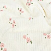 baby rib flowers roze