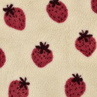 teddy jacquard strawberries 08032 Poppy