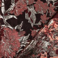 flower jacquard stof poppy 04725 