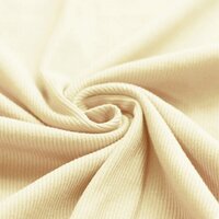 babyrib soft pastel geel - BEEBSstofjes