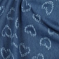 jacquard denim met hartjes 04611.001 Poppy