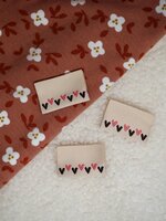 Label Hearts kickenstoffen