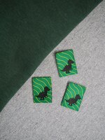 Label Dino kickenstoffen