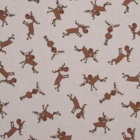 close up linnen canvas Moose Funny Com