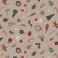 linnen canvas Christmas deco