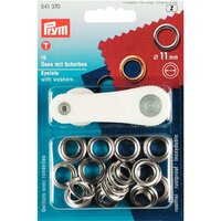 Prym 541370 Ringen met schijven MS 11,0 mm zilverkleurig