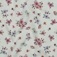 08117.011 Poplin katoen bloemen digitaal &ndash; wit small &ndash; Poppy