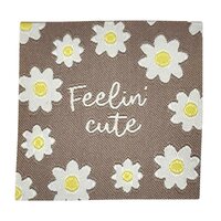 loop en label naailabel - sierlabel M Feelin Cute
