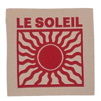 loop en label naailabel - sierlabel M le soleil