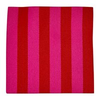 loop en label naailabel - sierlabel XXL Streep roze rood
