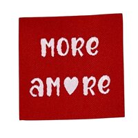 loop en label naailabel - sierlabel S Amore