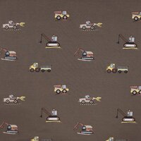 Tricot Qjutie voertuigen &ndash; taupe bruin K10398-540 bij kickenstoffen