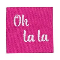 loop en label naailabel - sierlabel S oh lala