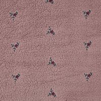mauve broderie teddy poppy fabrics