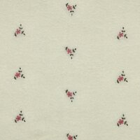 ecru broderie teddy poppy fabrics