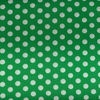 BEEBSstofjes Katoen Groen Wit Noppen
