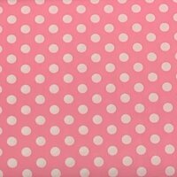 BEEBSstofjes Katoen Roze Wit Noppen